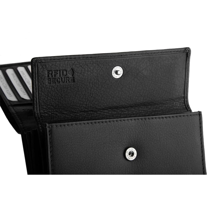 BETLEWSKI® SOFTLY – Skórzany Portfel Damski RFID Komfortowy i Stylowy