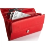 BETLEWSKI® BASIC – Portfel damski w eleganckiej czerwieni