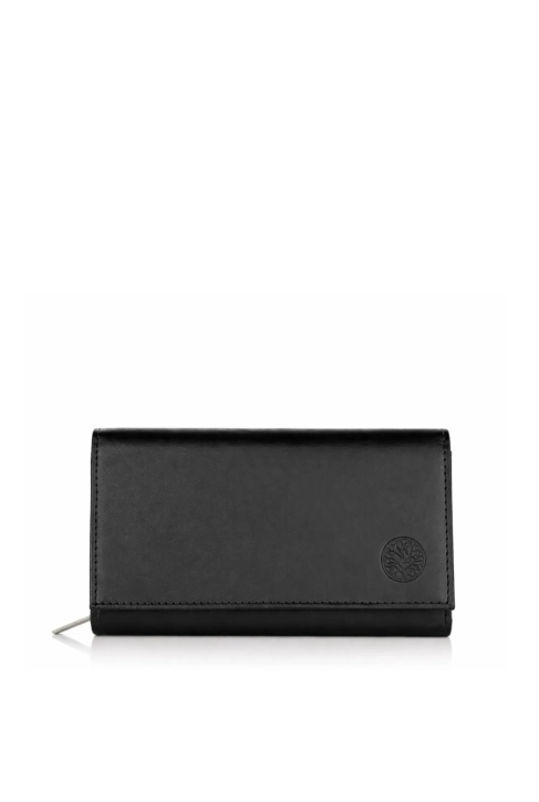 BETLEWSKI® BASIC –Skórzany Portfel Damski RFID Duży i Funkcjonalny