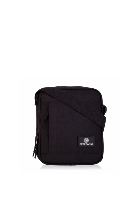 BETLEWSKI® ACTIV – Saszetka męska na ramię w czerni