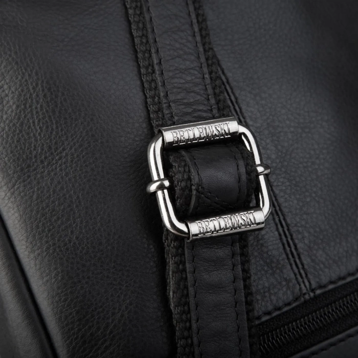 BETLEWSKI® CAMBRIDGE – Torba męska listonoszka w klasycznej czerni