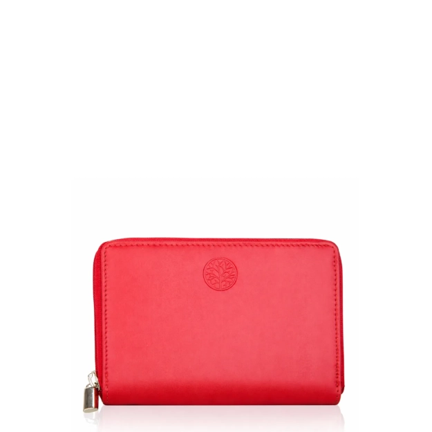 BETLEWSKI® BASIC – Portfel damski w eleganckiej czerwieni