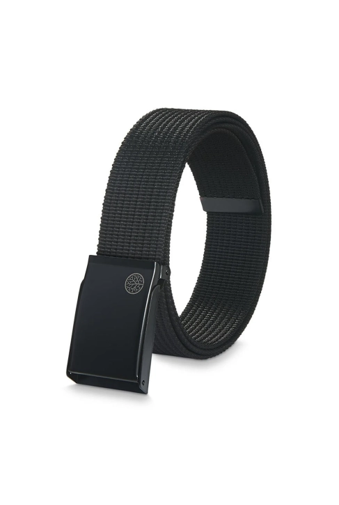 BETLEWSKI® CASUAL – Pasek parciany męski w klasycznej czerni XL