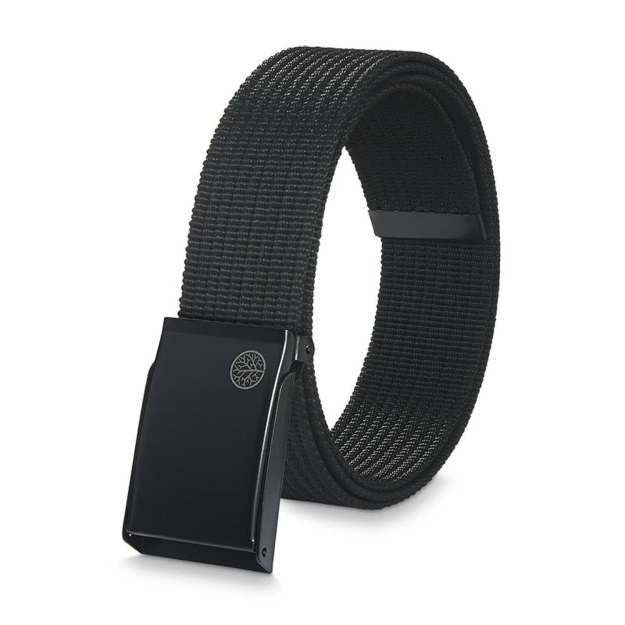 BETLEWSKI® CASUAL – Pasek parciany męski w klasycznej czerni XL