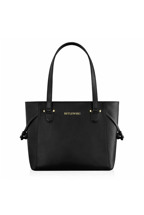 BETLEWSKI® REESE – Torebka shopperka damska w czerni