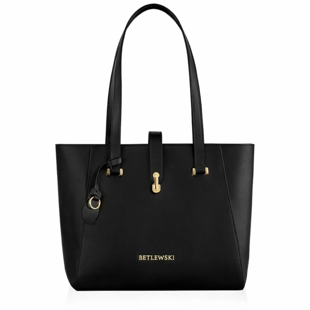 BETLEWSKI® REESE – Mała torebka damska w klasycznej czerni