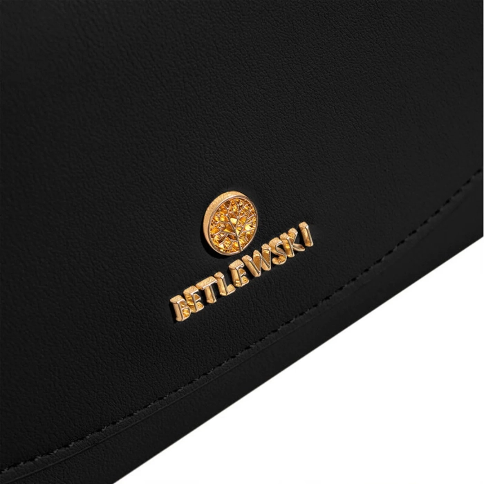 BETLEWSKI® MILEY – Torebka damska w klasycznej czerni