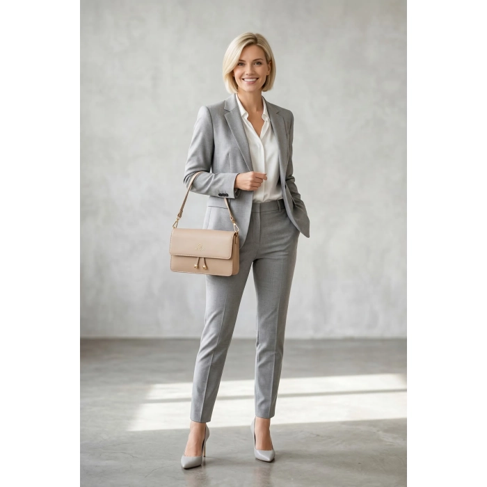 BETLEWSKI® MILEY – Torebka listonoszka w eleganckim beżu