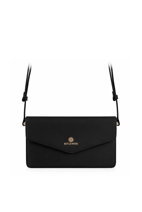 BETLEWSKI® MILEY – Torebka damska w klasycznej czerni