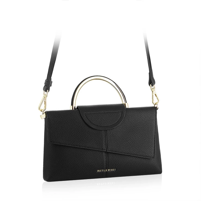 BETLEWSKI® REESE – Elegancka kopertówka w czerni