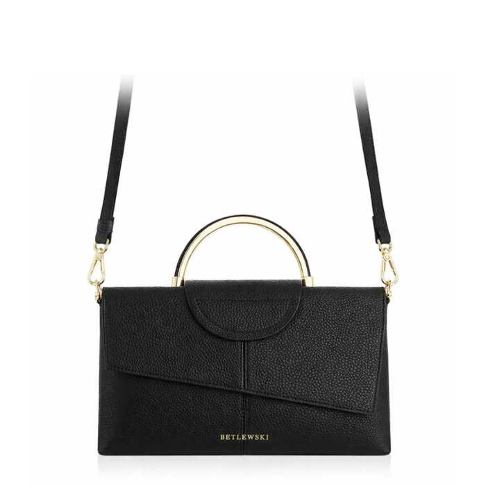 BETLEWSKI® REESE – Elegancka kopertówka w czerni