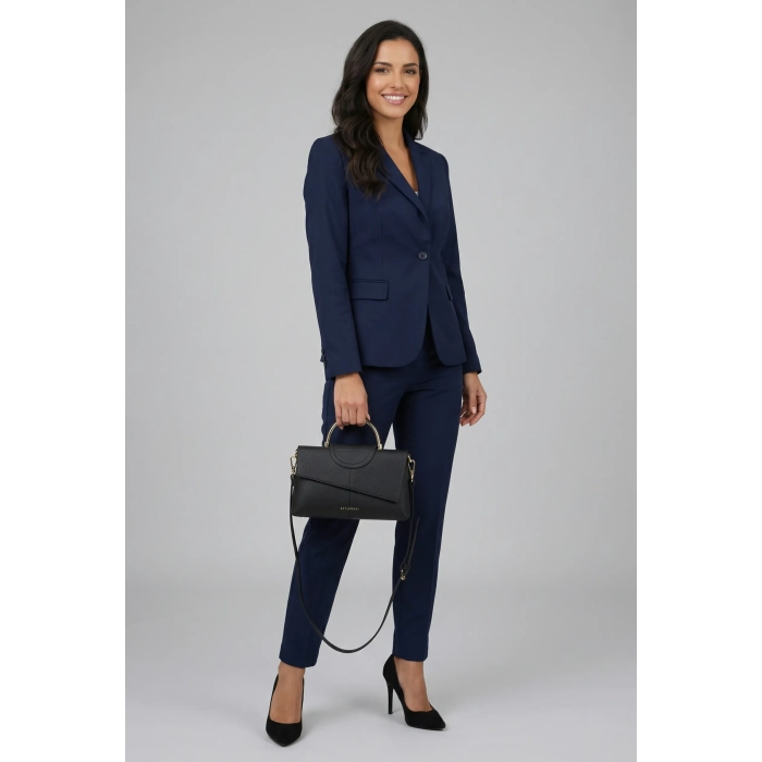 BETLEWSKI® REESE – Elegancka kopertówka w czerni