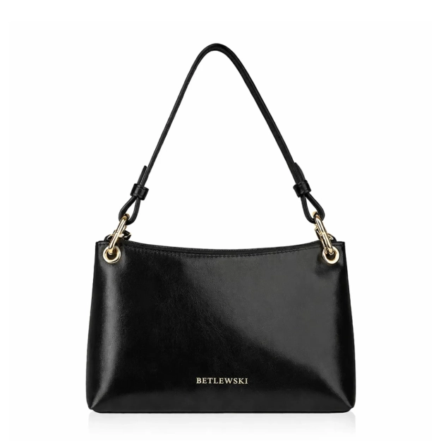 BETLEWSKI® REESE – Wizytowa torebka do ręki w czerni