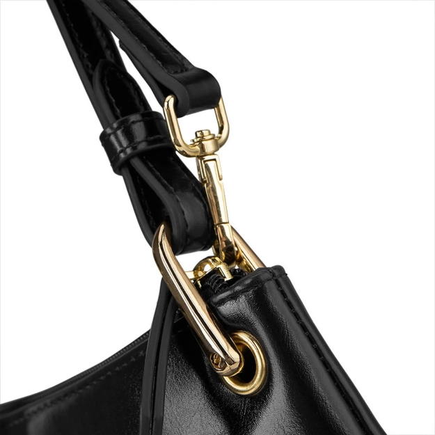 BETLEWSKI® REESE – Wizytowa torebka do ręki w czerni