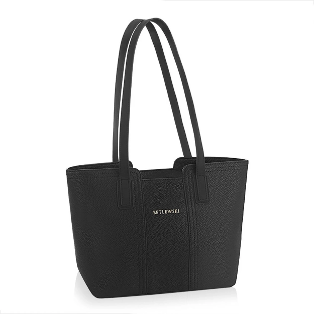 BETLEWSKI® REESE – Torebka wizytowa w klasycznej czerni