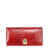 GREGORIO® GL‑102 – Elegancki portfel damski w czerwonym odcieniu
