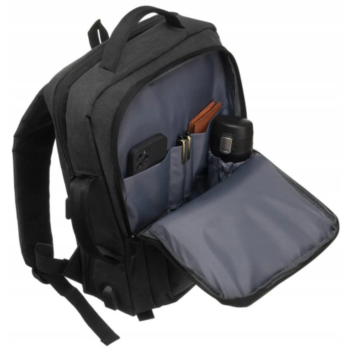 PETERSON - Funkcjonalny i stylowy Plecak na laptopa z portem USB